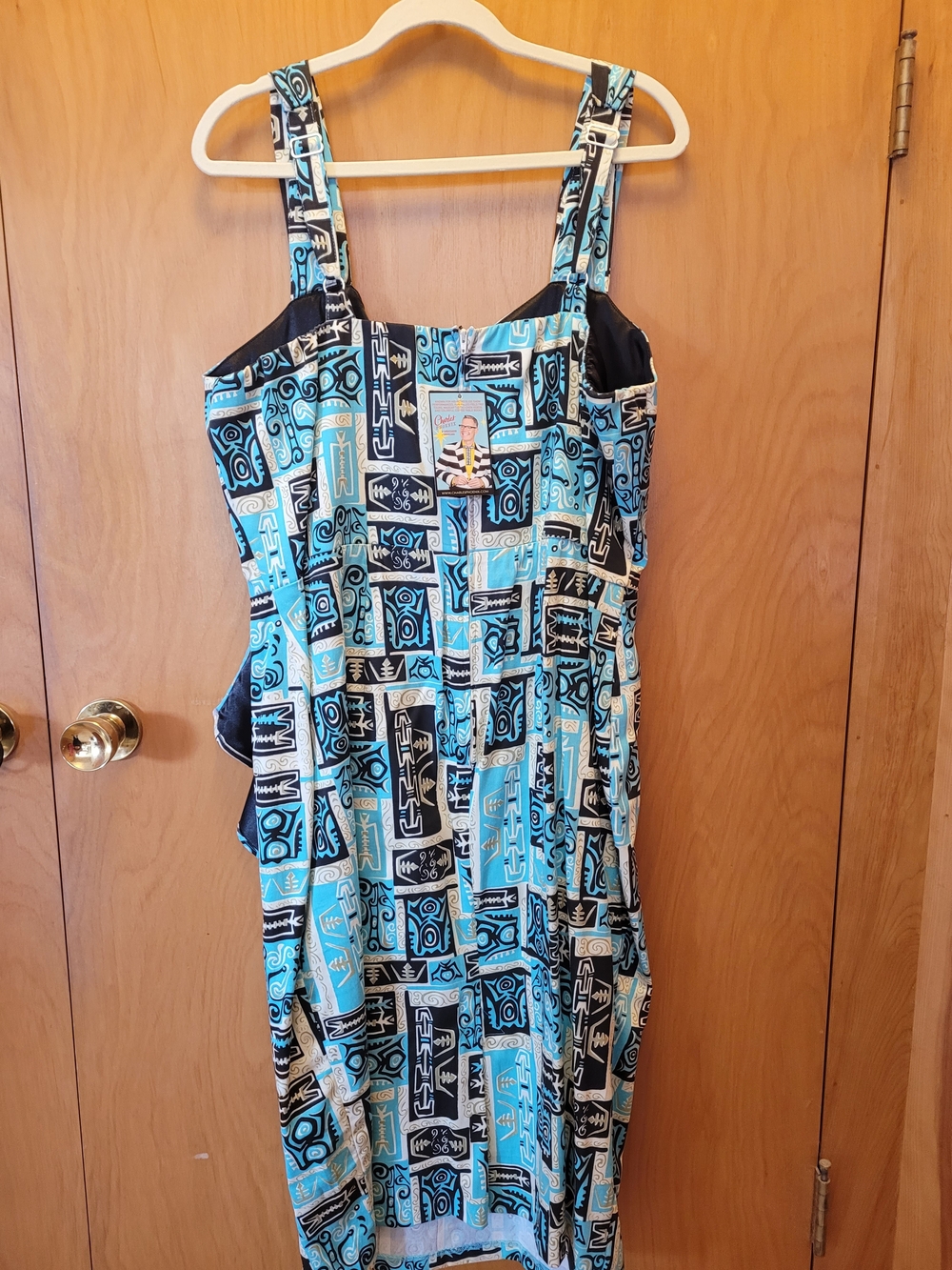 PinUp Girl Clothing Sir Charles Pheonix Tiki Dress - Picture 4 of 9